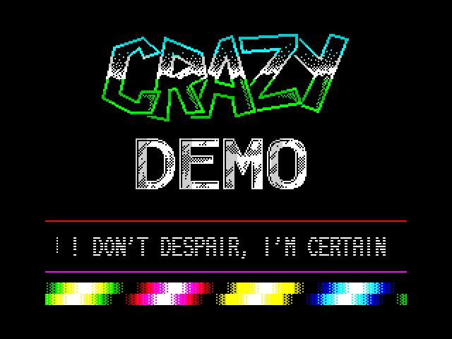 The Crazy Demo image, screenshot or loading screen