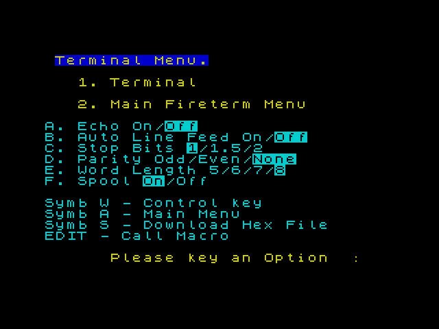 Fireterm Scrolling Terminal image, screenshot or loading screen