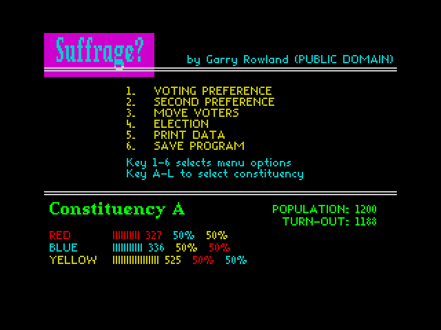 Suffrage? image, screenshot or loading screen