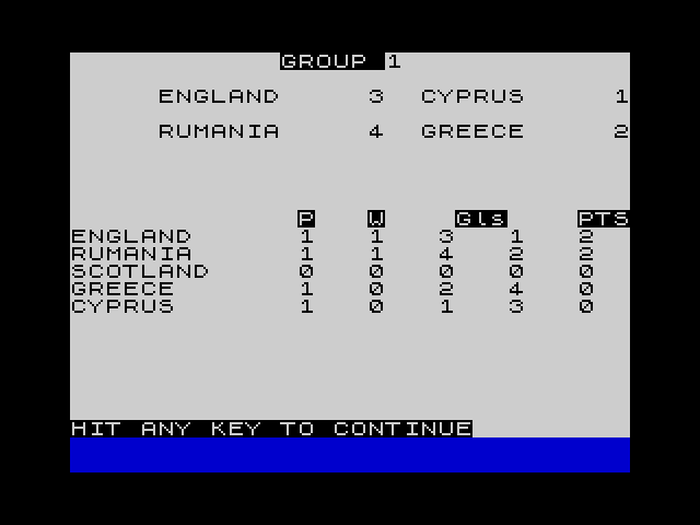 World Cup '86 image, screenshot or loading screen