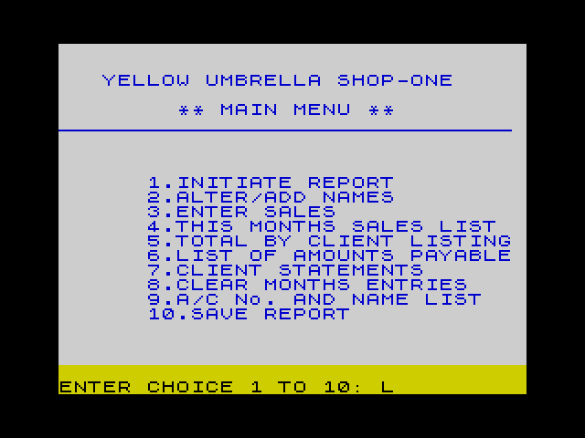 Yellow Umbrella Shop image, screenshot or loading screen