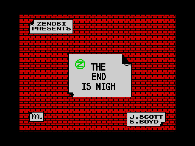 The End Is Nigh image, screenshot or loading screen