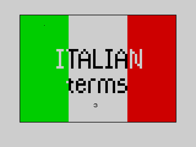 Italian Terms 3 image, screenshot or loading screen