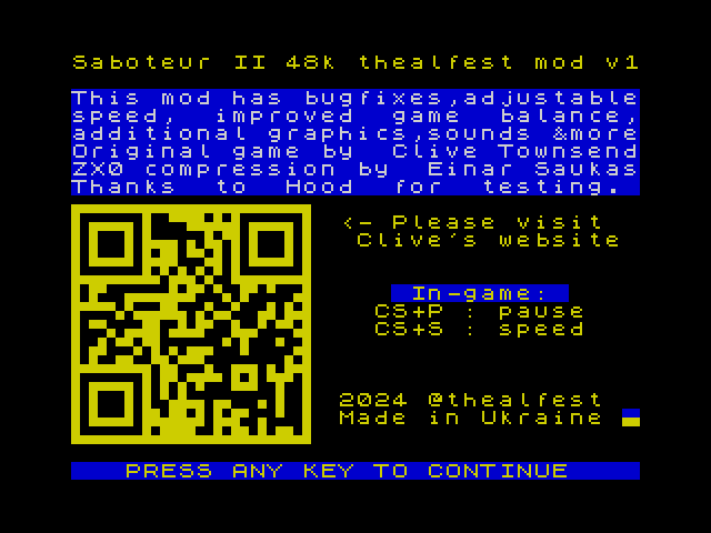[MOD] Saboteur II - theALFEST mod image, screenshot or loading screen