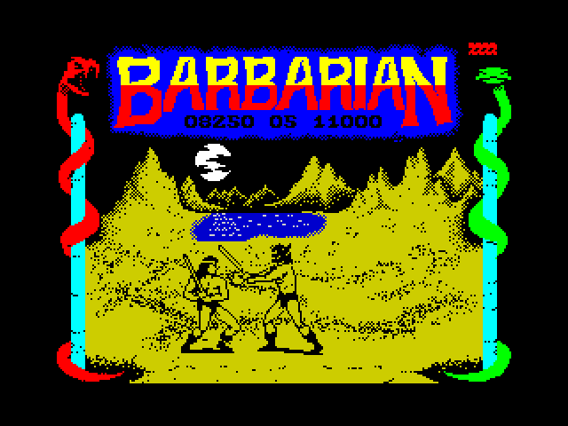Barbarian 128K image, screenshot or loading screen