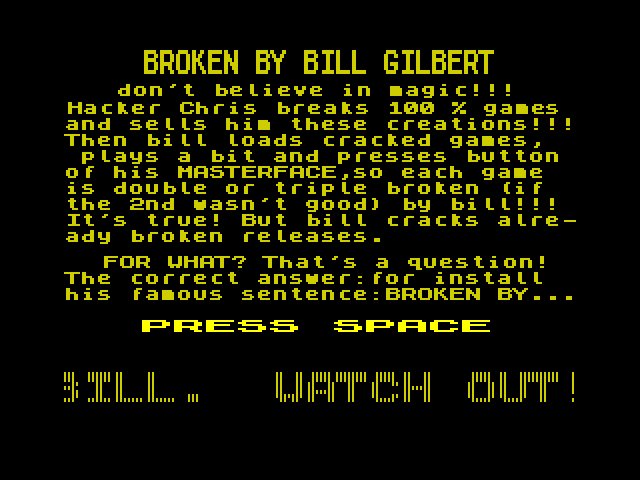 The Software Crimes of Bill Gilbert image, screenshot or loading screen