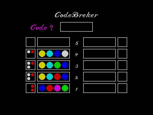 CodeBreker image, screenshot or loading screen