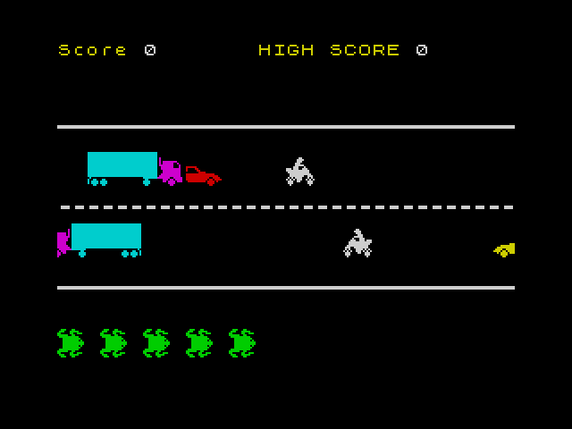 Freeway Frog (Assembly version) image, screenshot or loading screen