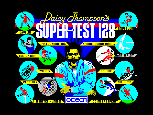 Daley Thompson's Supertest 128 image, screenshot or loading screen
