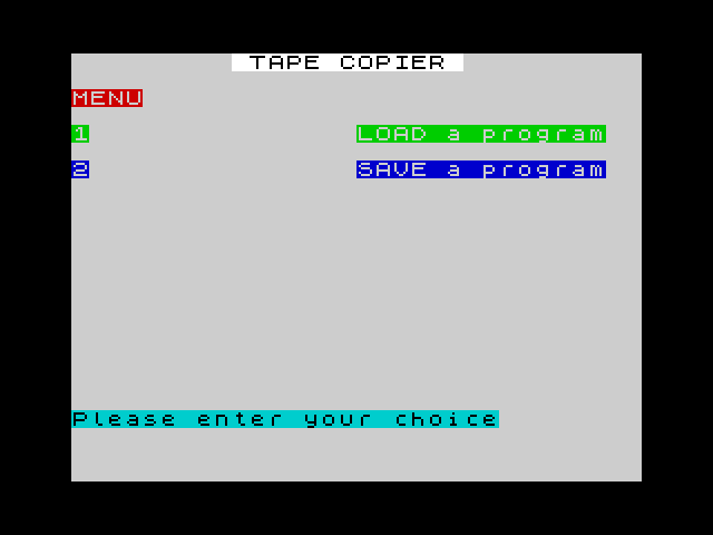 Tape Copier image, screenshot or loading screen