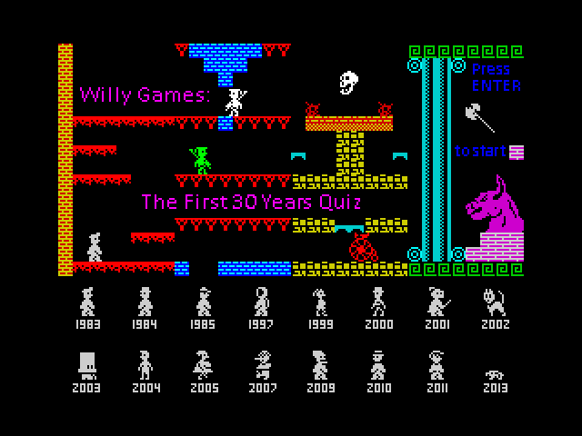 Willy Games: The First 30 Years Quiz image, screenshot or loading screen