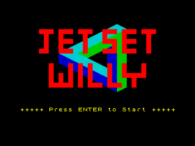 Jet Set Willy - J. G. Harston's version image, screenshot or loading screen