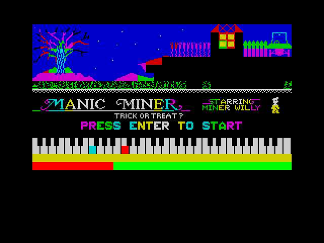 Manic Miner: Trick or Treat? image, screenshot or loading screen