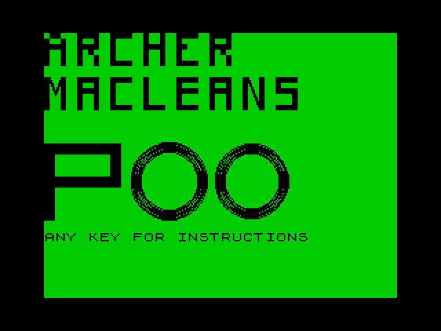 Archer MacLean's Poo image, screenshot or loading screen
