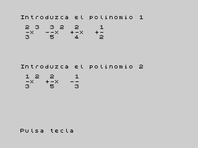 Polinomios image, screenshot or loading screen