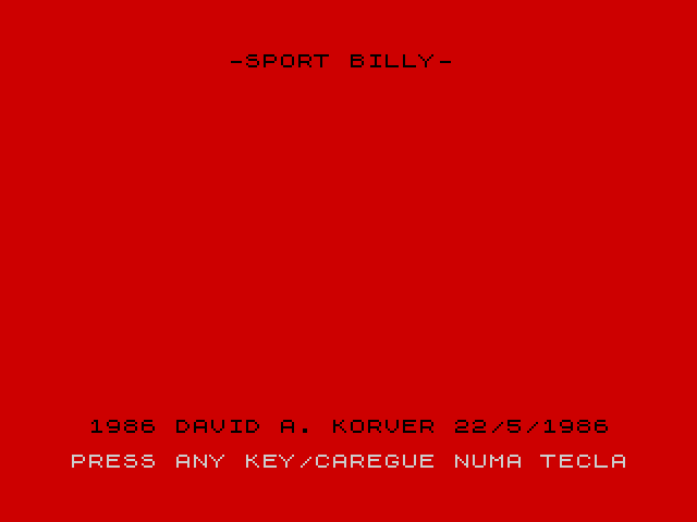 Sport Billy image, screenshot or loading screen