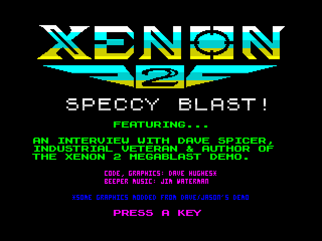 Xenon 2 Interview image, screenshot or loading screen