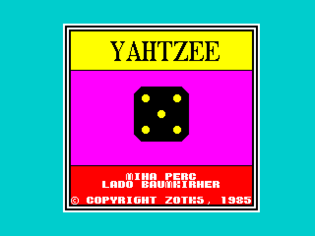 Yahtzee image, screenshot or loading screen